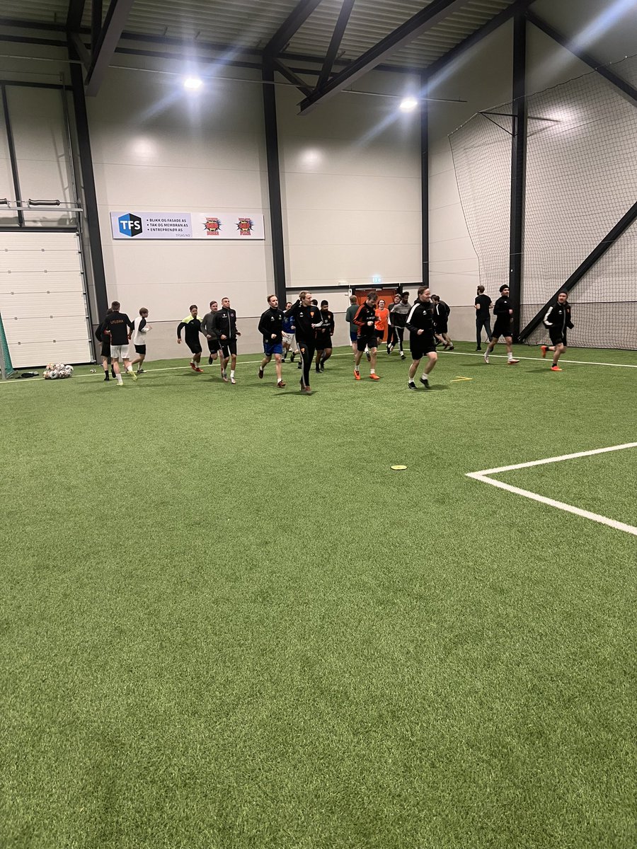 Årets første økt igang💪