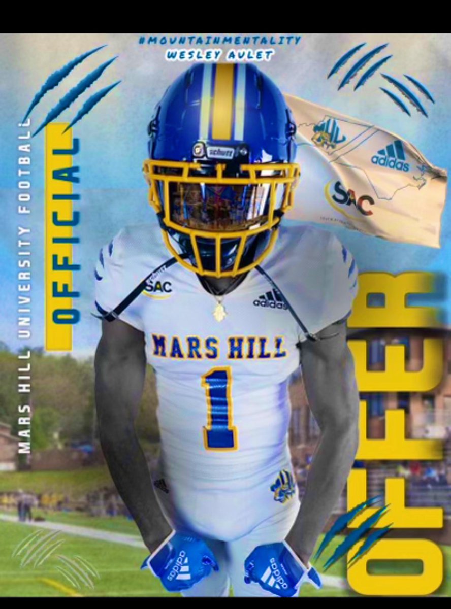 Cash (@racash5) on Twitter photo Extremely Blessed 🙏🏿to receive my first offer from <a href="/MarsHill_FB/">MHU Football</a> 🔵🟡<a href="/SPCoachStone/">Wes Stone</a> <a href="/QMccamey52/">Quinten McCamey</a> <a href="/MooreSPHS/">David Moore</a> <a href="/Stephen_OC_/">Stephen Britton</a> Extremely Blessed 🙏🏿to receive my first offer from <a href="/MarsHill_FB/">MHU Football</a> 🔵🟡<a href="/SPCoachStone/">Wes Stone</a> <a href="/QMccamey52/">Quinten McCamey</a> <a href="/MooreSPHS/">David Moore</a> <a href="/Stephen_OC_/">Stephen Britton</a>