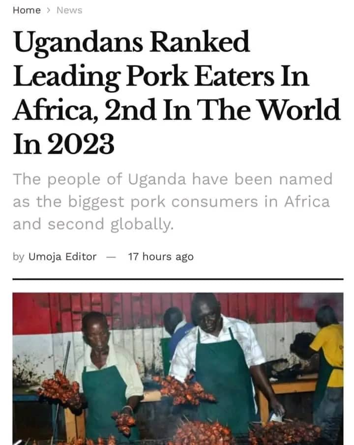I spent my 1st six months salary at Kyadondo, that pork at Kyadondo rugby grounds is something else!