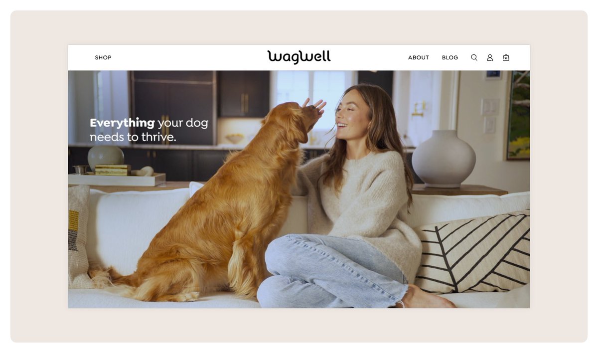 New case study about our recent launch for <a href="/Wagwell/">Wagwell</a> 🐾

<a href="/ehousestudio/">eHouse Studio</a> developed a customized Shopify Online Store 2.0 theme for WagWell that brought its branding to life online.  

Read more⬇️
hubs.li/Q02fG9FP0
