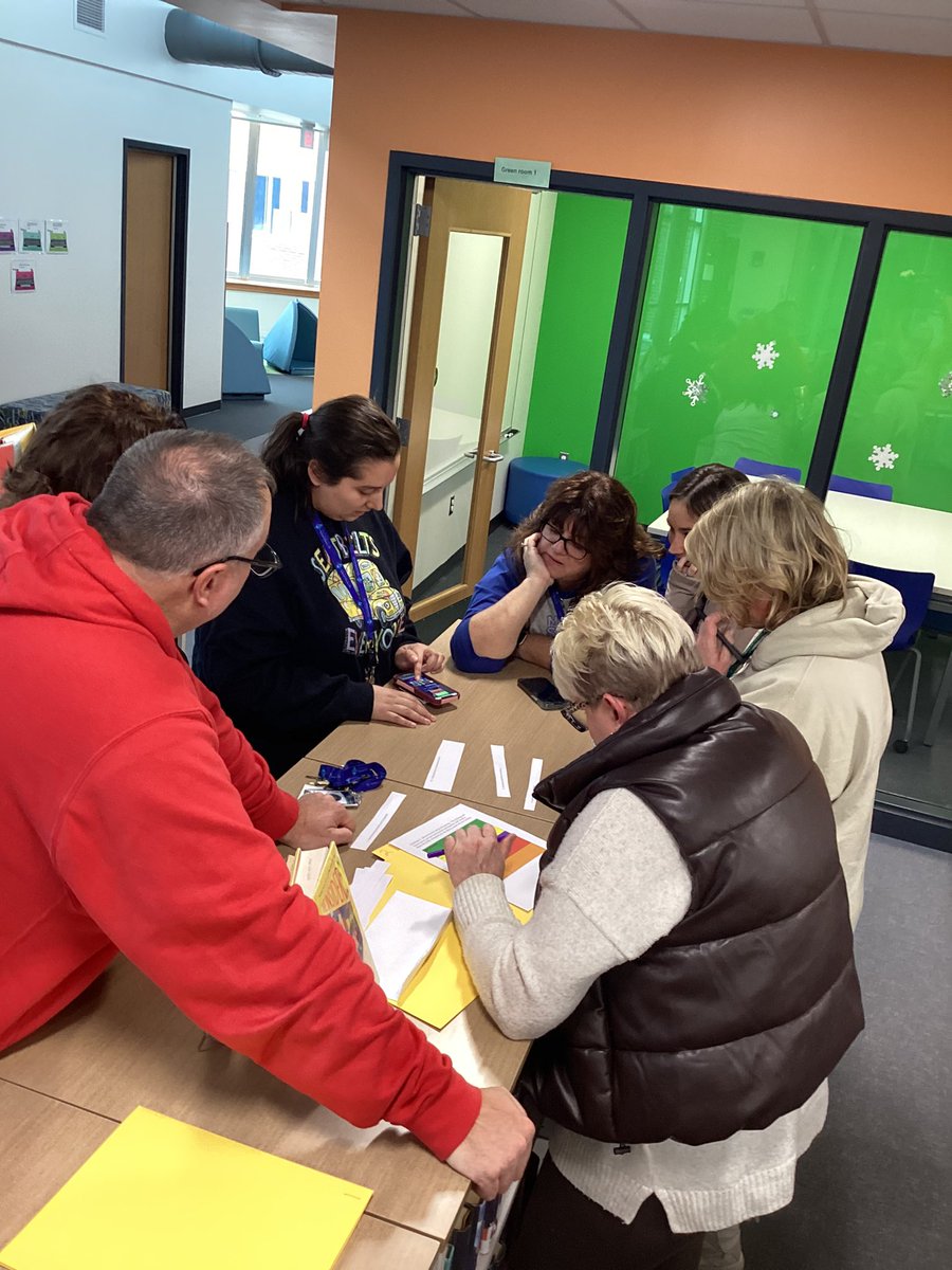 JKragseth's tweet photo. First Institute Day of 2024 ended with a great competition to demonstrate the learning of SIOP or Trauma Informed Practices! A breakout box + scavenger hunt = lots of fun! #ResponsiveWolfpack Fabulous planning &amp; organizing @BcrowleyD95! https://t.co/HB5H1VomQo