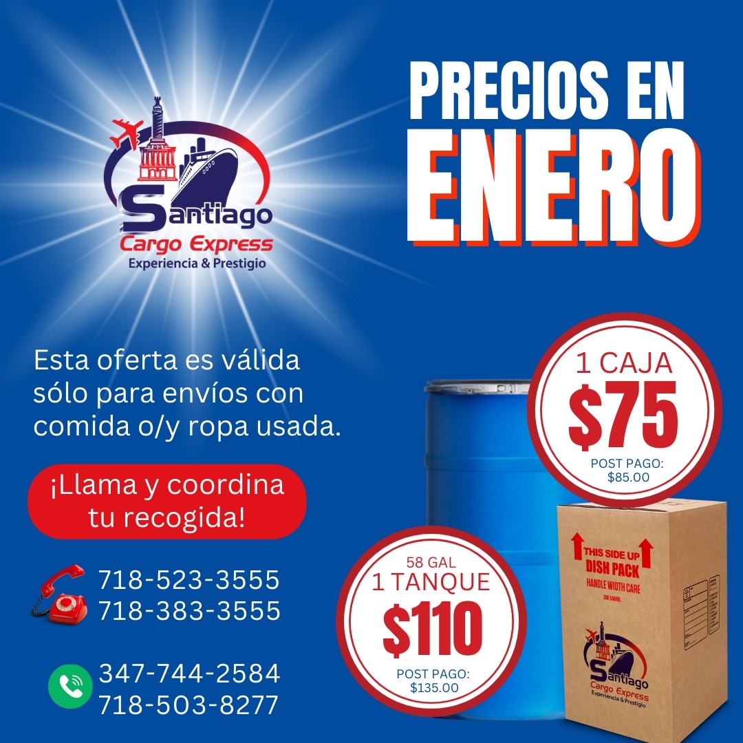 santiagocargo's tweet image. ¡En esta temporada y siempre, nosotros estamos listos para llevar tus envíos! #LLamaHoy

■ Nueva York: 
718-523-3555 
718-383-3555 

■ WhattsApp: 
718-503-8277
347-744-2584

#SantiagoCargoExpress #Embarques #NewYork #Bronx #LongIsland #Manhattan #Brooklyn #Queens #Yonkers