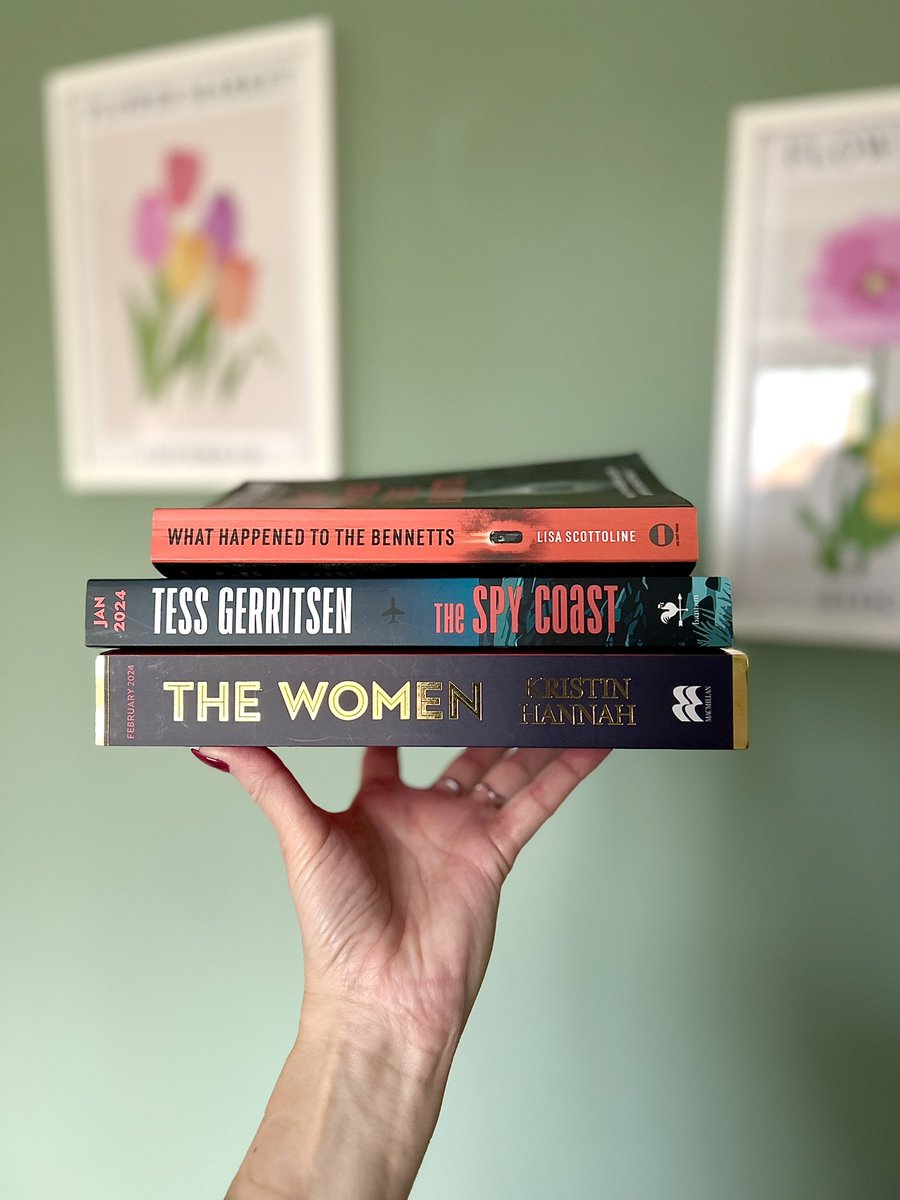 mylilbookhome's tweet photo. #lastnownext
Suchfabulous reads so far this month. I think they will all be 5 star βοΈ
What a joy it is to read such wonderful books
What Happened to the Bennetts @LisaScottoline
The Spy Coast @tessgerritsen
The Women #Kristinhannah https://t.co/dgS0boq2Pa