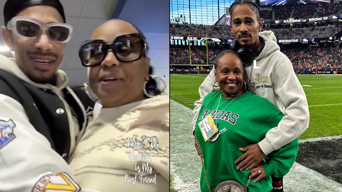 BlackInkChi's tweet image. SEE VIDEO HERE: youtu.be/PC6r8qERo4c

Layzie Bone &amp;amp; Tiny Hailey Ready To Join The Mile High Club After Raiders Game In Las Vegas! 😜

#layziebone #tinyhailey #bonethugsnharmony rod wave #tiktok floyd mayweather majors halle toosii big sean selena draymond katt williams