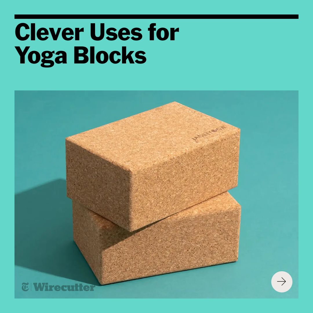 NYT Wirecutter on X: Yoga blocks don't get enough credit for everything  they can do. See nine of our favorite uses:    / X