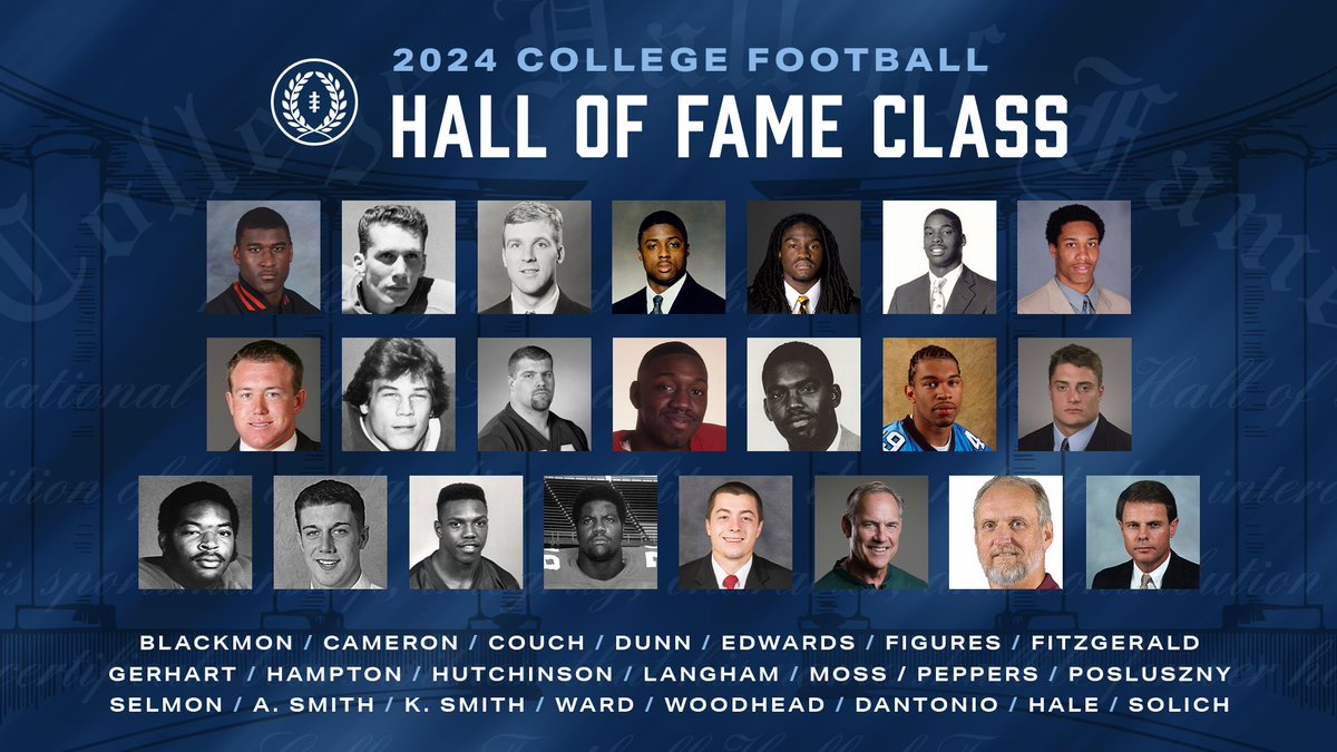 Ladies and gentlemen, your 2024 College Football Hall of Fame Class!