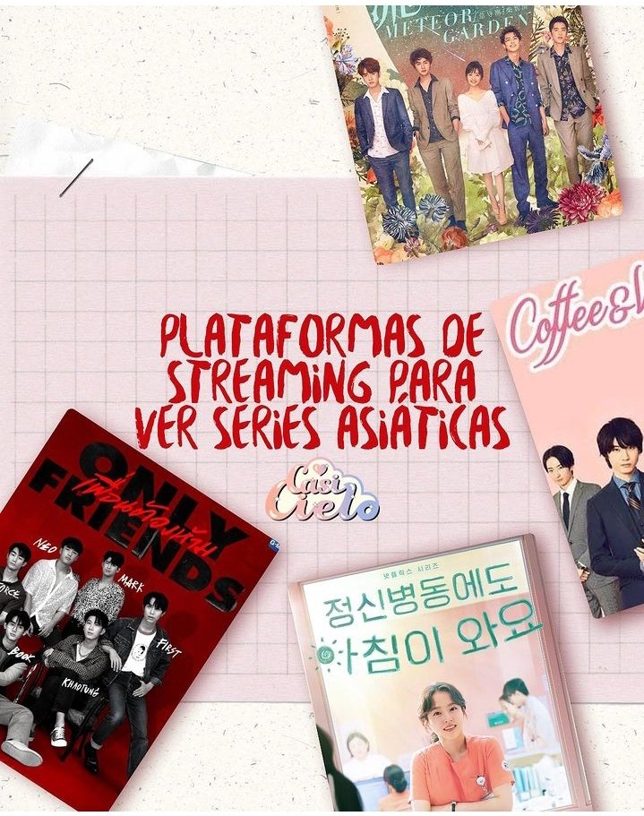 Si comienzas a adentrarte al mundo de los k-dramas y el amplio universo de las telenovelas asiáticas. Esta es la señal para que explores estas plataformas de streaming, sin  necesidad de buscar en lo más recóndito de internet. 🖥📺🎬

instagram.com/p/C1pmCjgvQvy/…