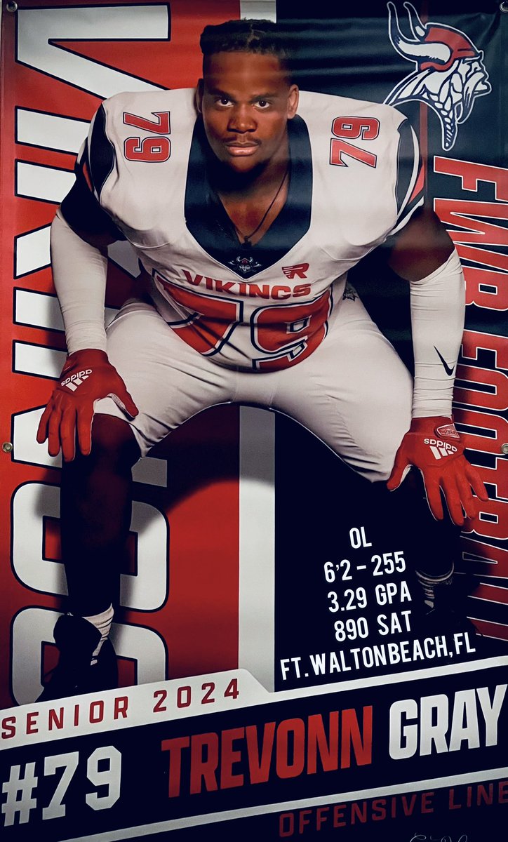AlGrezzyGray's tweet photo. 2024 OL Trevonn Gray
          @FWB_FB https://t.co/1In1APzFcr