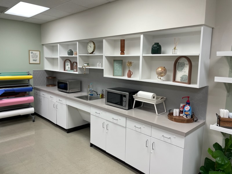 New Year, New Teachers' Lounge! Thanks so much to Global General Construction and the Martinez Family for donating the labor, materials, and appliances to beautify this area of our school!