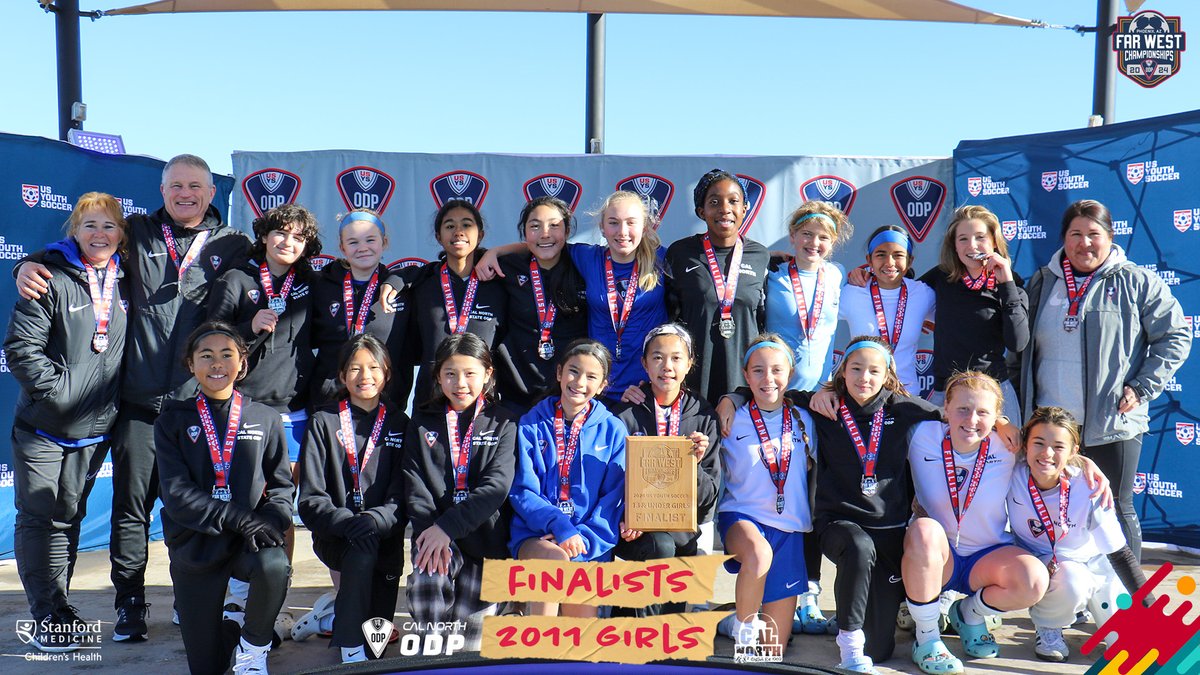 CalNorthSoccer's tweet photo. We're extremely proud of the 2011 Girls who reached the Regional Final in their first year at the ODP Championships.
Keep an eye out for this group who boast a promising future with rising superstars from Northern California.
#CalNorthSoccer | #OlympicDevelopmentProgram https://t.co/LWt3oZJM1n