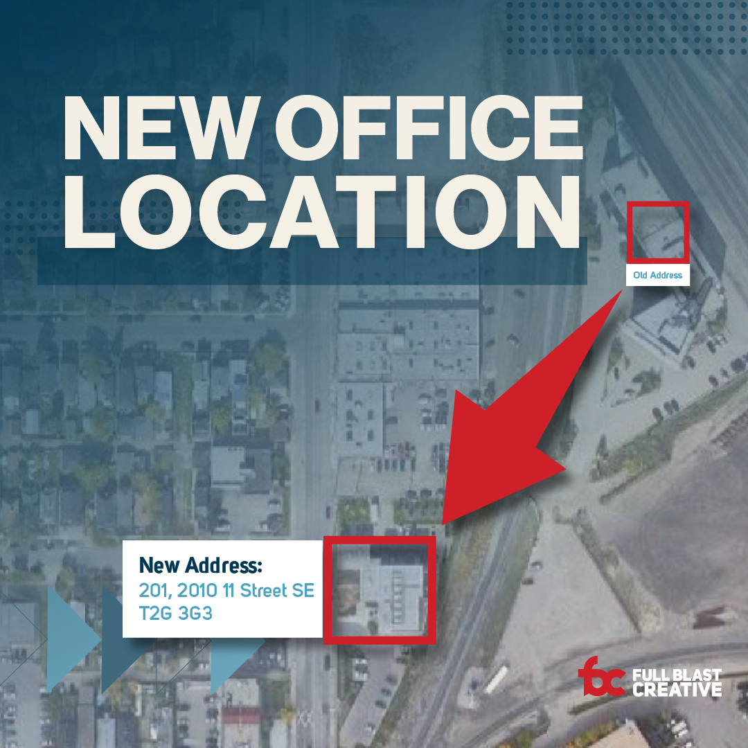 📍 New Address, Who Dis? Oh right, it's us – We've Moved!

✨ As we ring in the new year, we have an exhilarating announcement – we've moved offices! Find us at our new location, 201, 2010 11 Street SE, T2G 3G3. 🏢