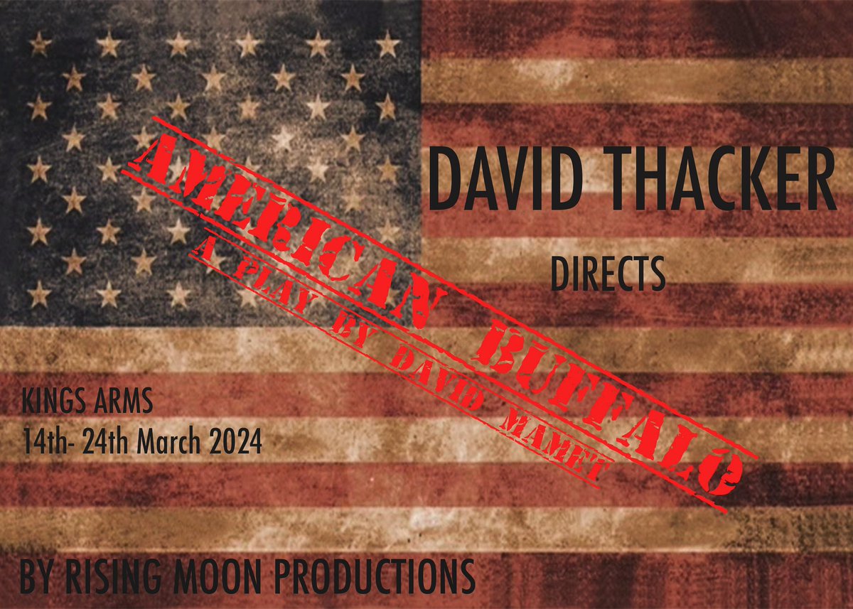 We are back with AMERICAN BUFFALO.
Collaboration with former <a href="/octagontheatre/">Octagon Theatre</a>  Artistic Director David Thacker. 
<a href="/oli_hurst99/">Oliver Hurst</a> <a href="/MacCreedy82/">David MacCreedy</a> <a href="/collyconnor/">colin connor</a> <a href="/JK_ON/">𝗝𝗼𝗵𝗻 𝗢’𝗡𝗲𝗶𝗹𝗹</a> 

kingsarmssalford.com/events/