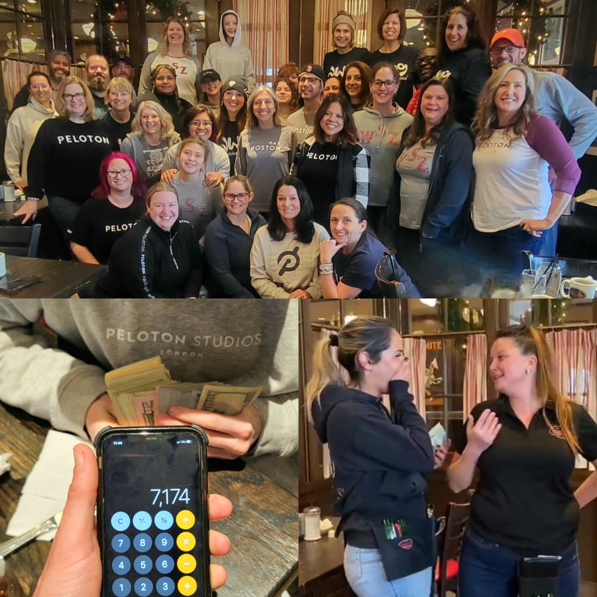 When this community comes together, big tips follow. #TipYourServer in 2024 and #DoWickedGood when you go out to eat #restaurant #Tips #breakfast #payitforward #peloton #WickedSmahtZone #FitnessMotivation #peabody #Massachusetts