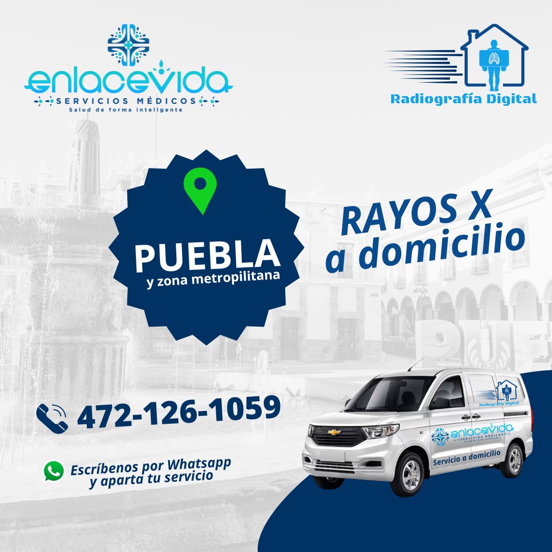 EnlaceVida's tweet photo. Empezamos el año con nuevos servicios, realizamos cualquier tipo de radiografías a domicilio, NO se arriesgue nosotros vamos!!! Puebla y zona metropolitana. https://t.co/CSWc8rTmBZ