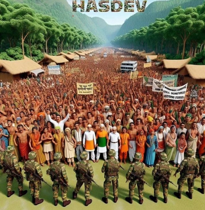 vivek_yadav0505's tweet photo. इस देश का दुर्भाग्य हैं। जहां आदिवासी राष्ट्रपति हो। वहीं अपने ही समुदाय के साथ खड़े होने में असमर्थ हैं। किस बात की राष्ट्रपति जहां अपने ही समुदाय की जल -जंगल की रक्षा न पाए। मैं हसदेव के संघर्ष में साथ हूं। जंगल बचाने के लिए सबसे आगे आदिवासी क्युं आए। हमलोग क्युं नहीं #SaveHas https://t.co/jqOGuGtxtA