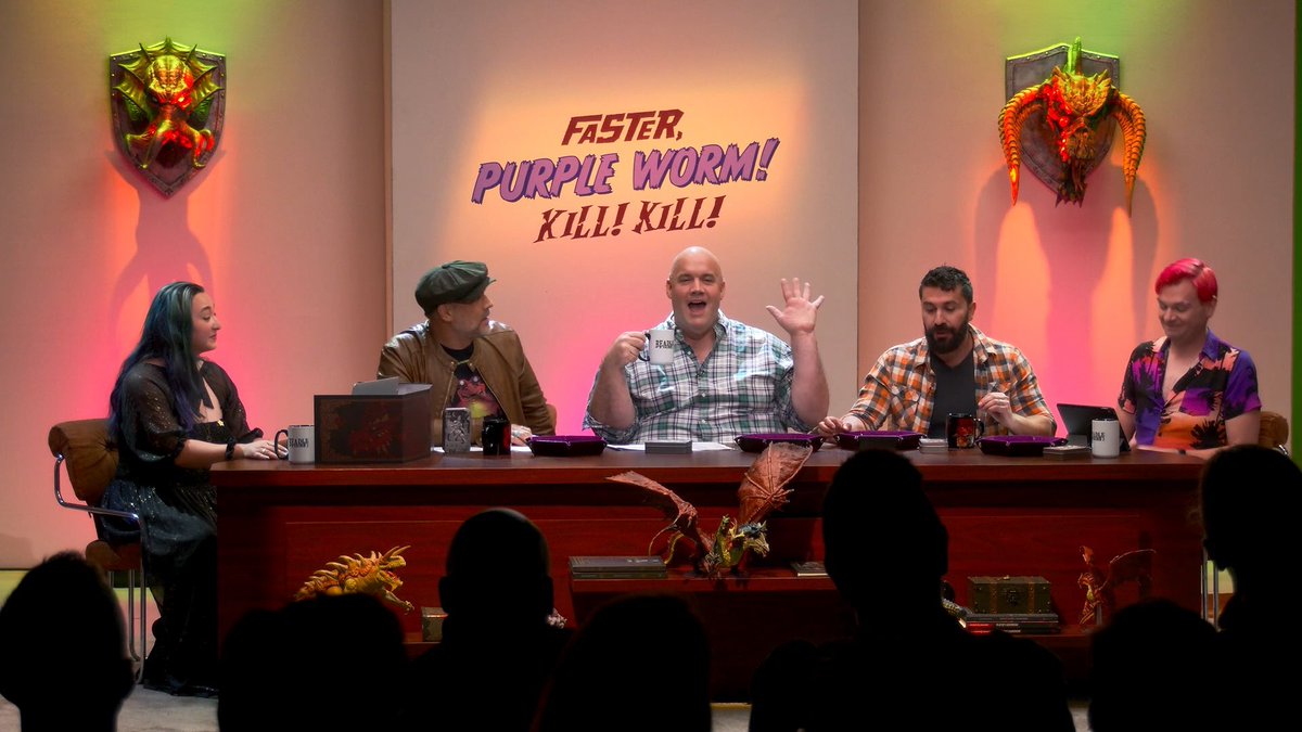 My hilarious and touching #fasterpurplewormkillkill  episode premieres this Thursday at 9p PST and 9p EST, and repeats on Saturday!  on @amazonfreevee with @hapabarbarian @guybranum @Luiscarazo and @xanderiffic from @beadleandgrimms