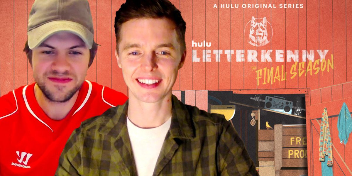 We chat with #Letterkenny season 12 stars @andrewherr1 & @tylerjbjohnston about their experience with the show, their lifelong friendships, and potential spinoffs: buff.ly/3vu5xYd