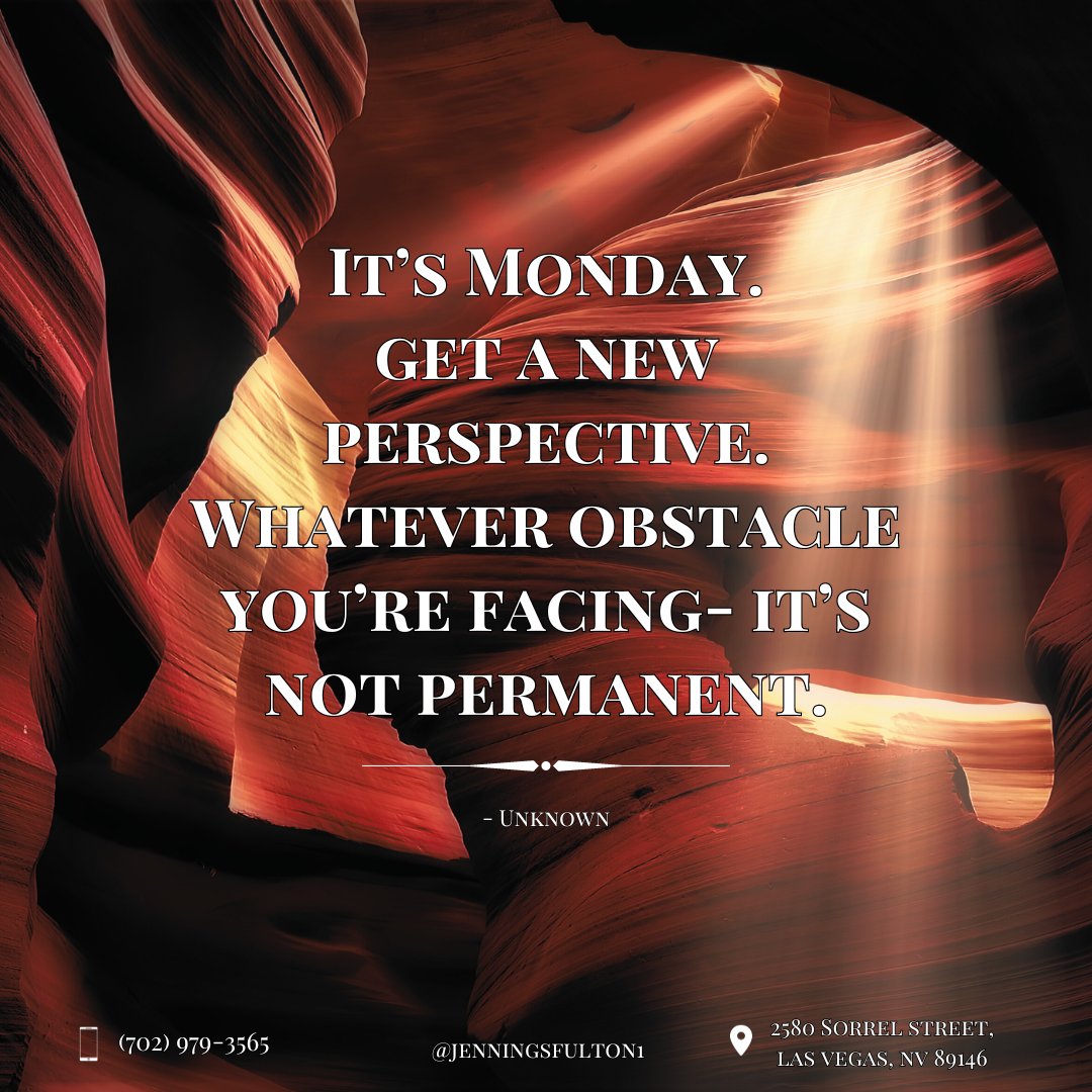Every Monday is a new chance to start a new productive week. Start the week off with a positive attitude and stay focused! 

#monday #mondaymotivation #quoteoftheday #lasvegaslawyer #lasvegasattorney #lasvegasbusiness #lasvegaslocals #personalinjurylawer #personalinjurylasvegas
