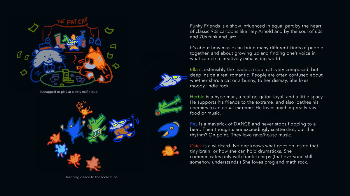 everydaylouie's tweet photo. was looking through old files and found my pitch for a Funky Friends show...still think this would be really good..... https://t.co/ugDAPpKteZ