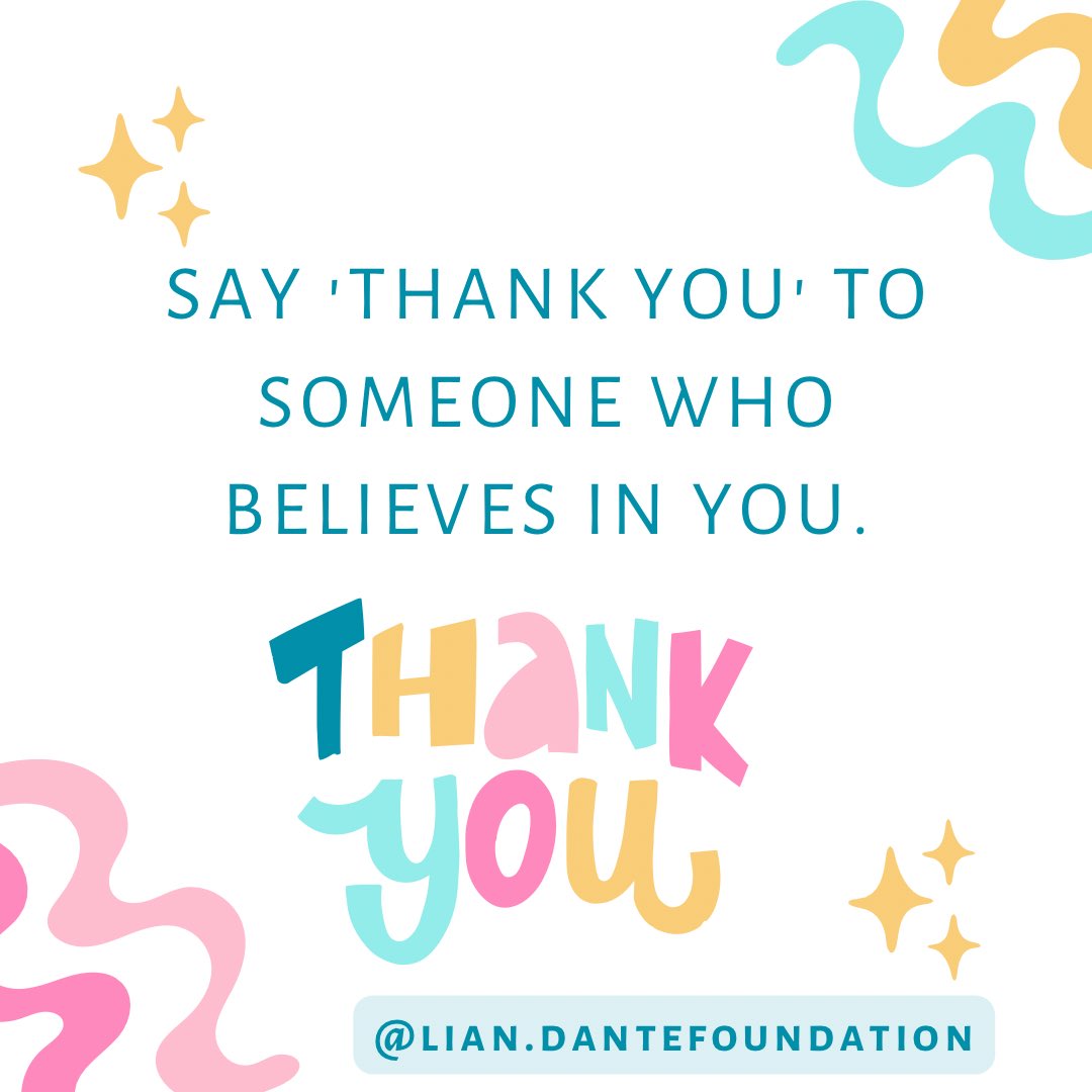 LianWorks's tweet photo. Say 'thank you' to someone who believes in you.
#thankyou #Gratitude https://t.co/V2OjfTAyHN