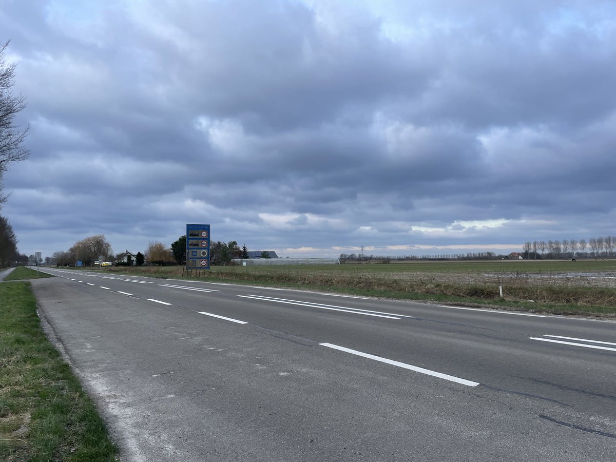 RuthMayorcas's tweet photo. @Chris_Boardman #cycled today in -7 from Ghent to Breskens, made possible cos of continuous safe #cyclespace. No potholes, no puddles, and gritted where necessary. Possible to ride continuously from village to village, city to city #Belgiumcycling. And school streets everywhere. https://t.co/6bIMYy9eDJ