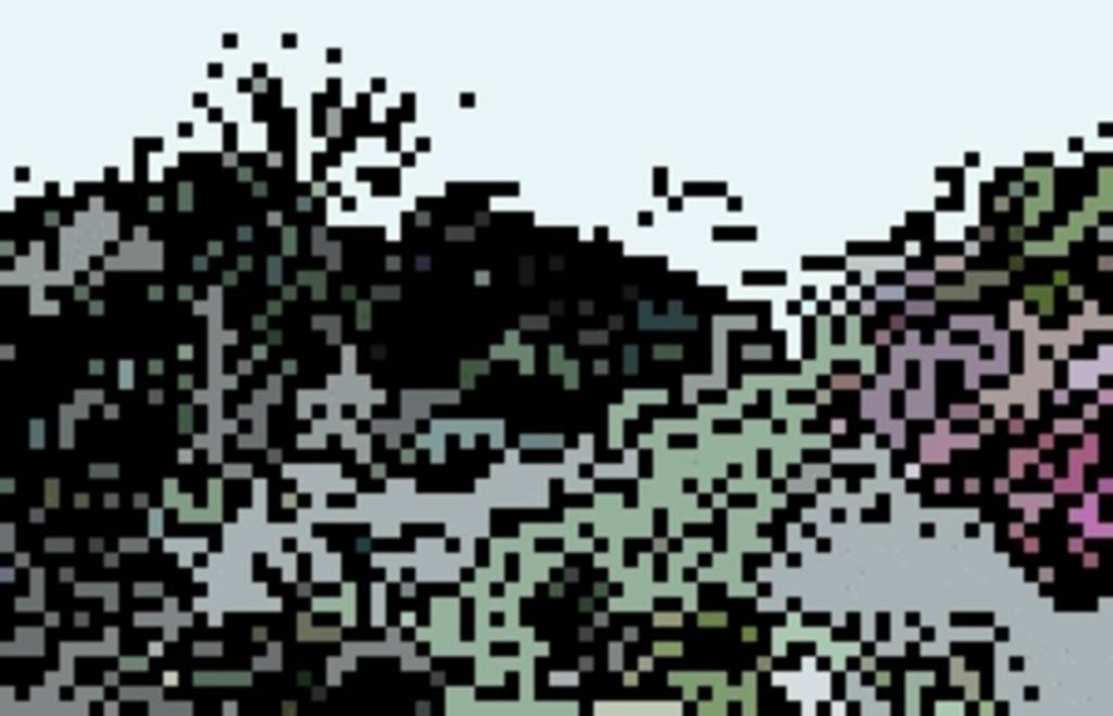 CreweGraphics's tweet photo. @raminnazer Went through a phase of channelling some illustrations of local hills through an 8-bit processor and I *kinda* know exactly what you mean... https://t.co/uupNwW976X