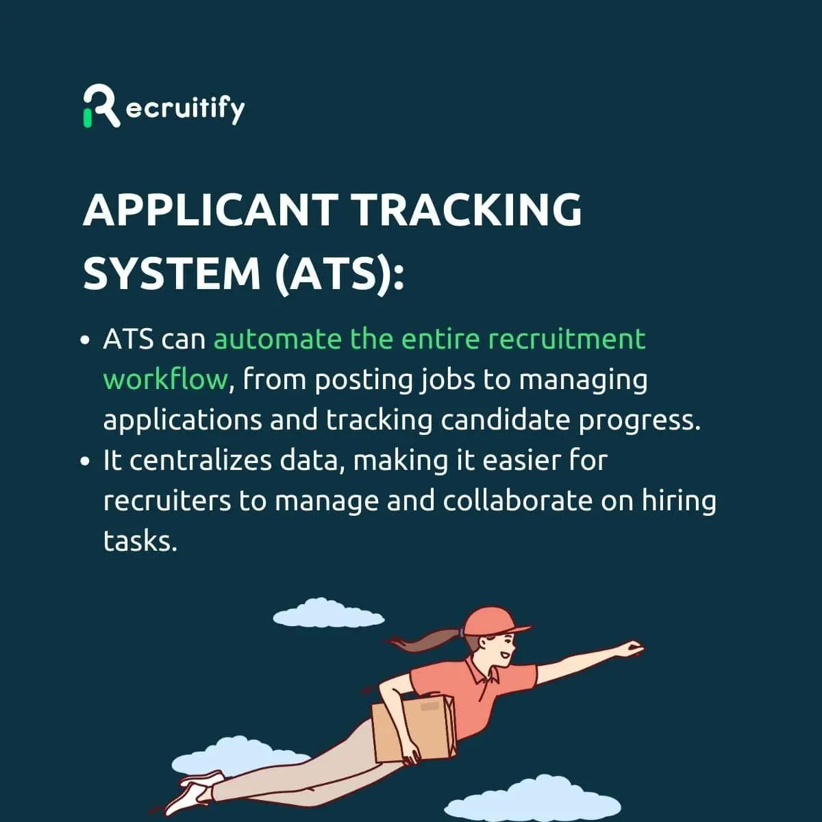 Recruitify_ai's tweet photo. Recruitment automation 🤖 can significantly enhance and streamline your recruitment efforts by leveraging technology to handle various aspects of the hiring process. Get to know some ways in which recruitment automation can support your recruitment efforts
#ats #hr #ats #software https://t.co/kGEhuN8Gna