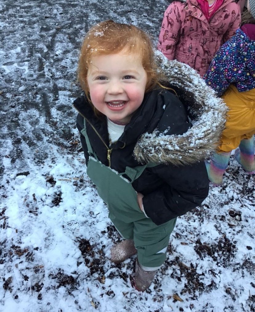 Little lady turned 4 today and applied for her place at school - she really is growing up 😭