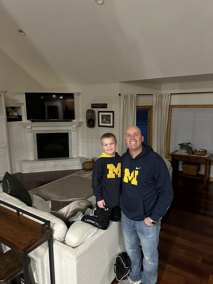Max is excited to share his 7th birthday with Michigan as they play for the Natty! Go Blue!!