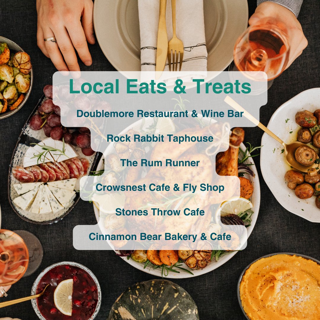 Foodies, rejoice! Discovery the delectable dining experiences waiting for you in the Crowsnest Pass. Satisfy your cravings and support local at the same time!

#CrowsnestPass #ExploreThePass #SupportLocal