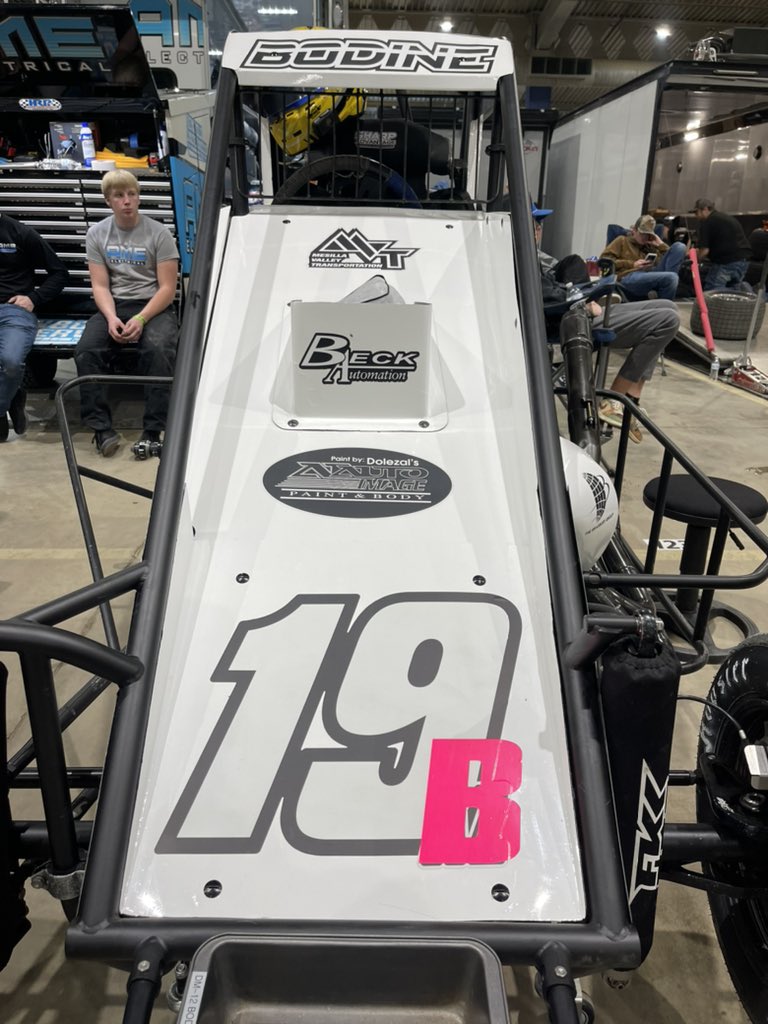 Prelim night here <a href="/cbnationals/">Chili Bowl Nationals</a> in the <a href="/RUMotorsports/">Reinbold/Underwood Motorsports</a> #19B Honored to be back in this building with this team and ready to rip!
