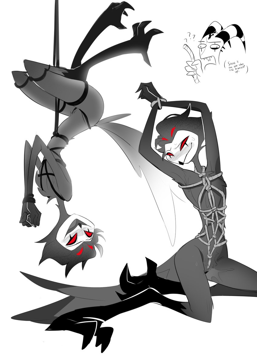 🔞 - Just some tied up Stolas sketches