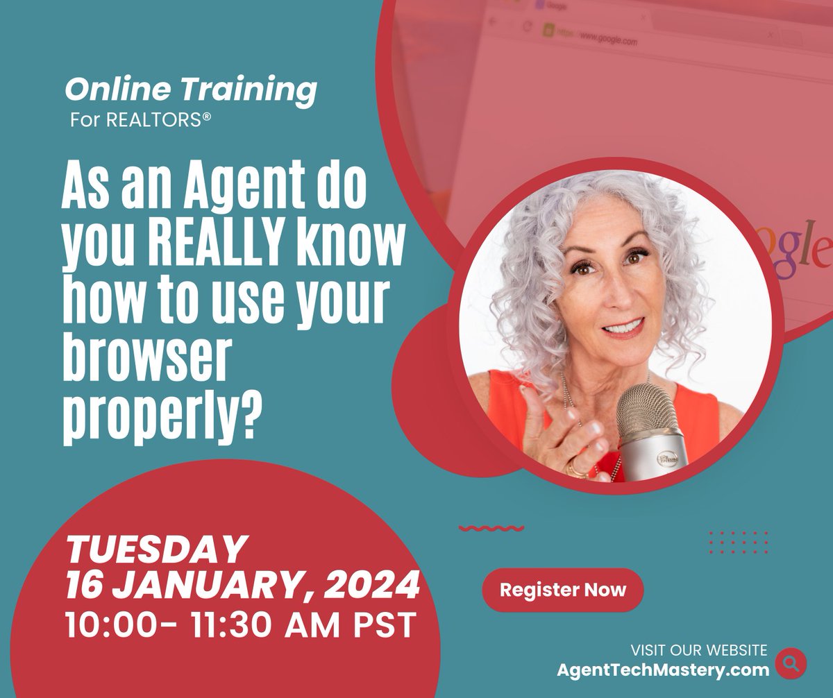 DarciLaRocque's tweet photo. Interested in gaining additional knowledge about browser features and tools to enhance your browsing experience?
Discover hidden features and tools in our upcoming free training session on Tuesday, January 16, 2024, from 10:00 - 11:30 AM PST.

Register -> https://t.co/Yz6KkfBNjm https://t.co/WySqb2nQtY