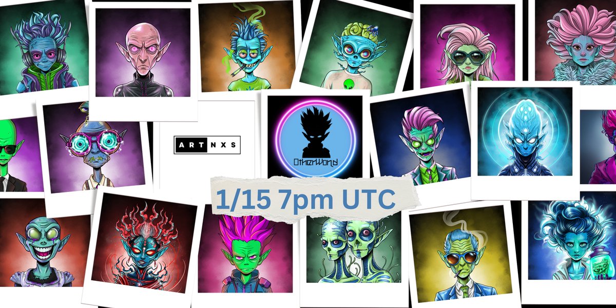 Otherworld is less than a week away! Keep tuning in for more info. 

Live Auction on the <a href="/ArtNxs_/">Art Nxs</a> platform! Starting bid will be 20 Matic. All proceeds going to the Oeuvre Artist Grant.