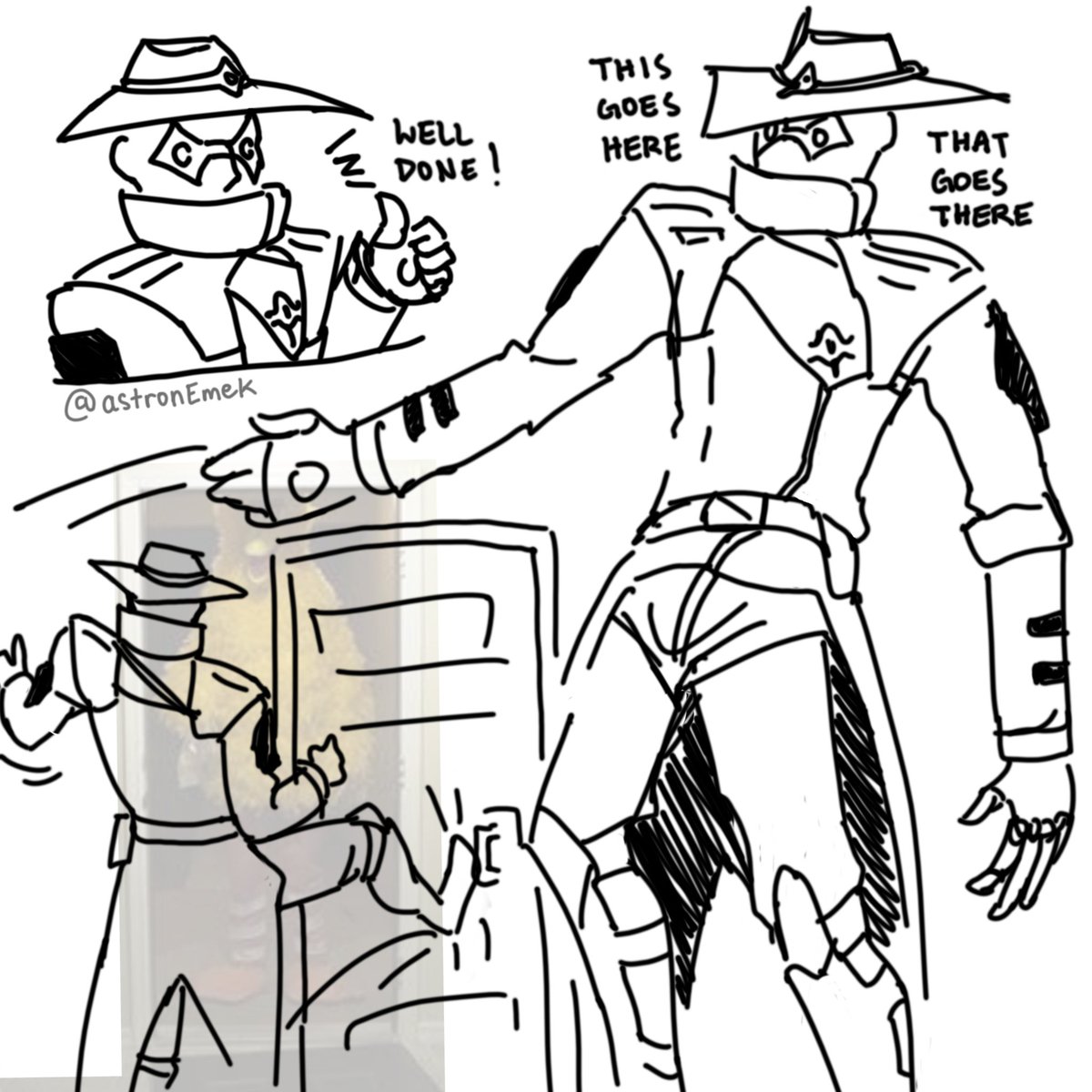 astronEmek's tweet image. haven't managed to draw anything in months but ofc today woke me up. will be thinking about that door for a week