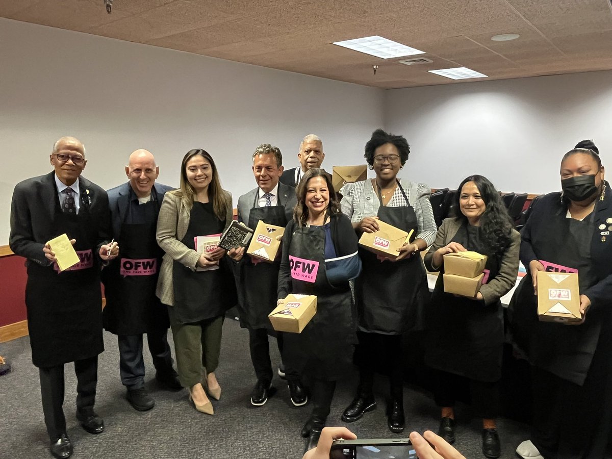 In our second week of session, we started the day supporting the One Fair Wage Campaign Launch to ensure that all restaurant workers recieve a full minimum wage in addition to their tips. It’s time we deliver for our service and hospitality workers.