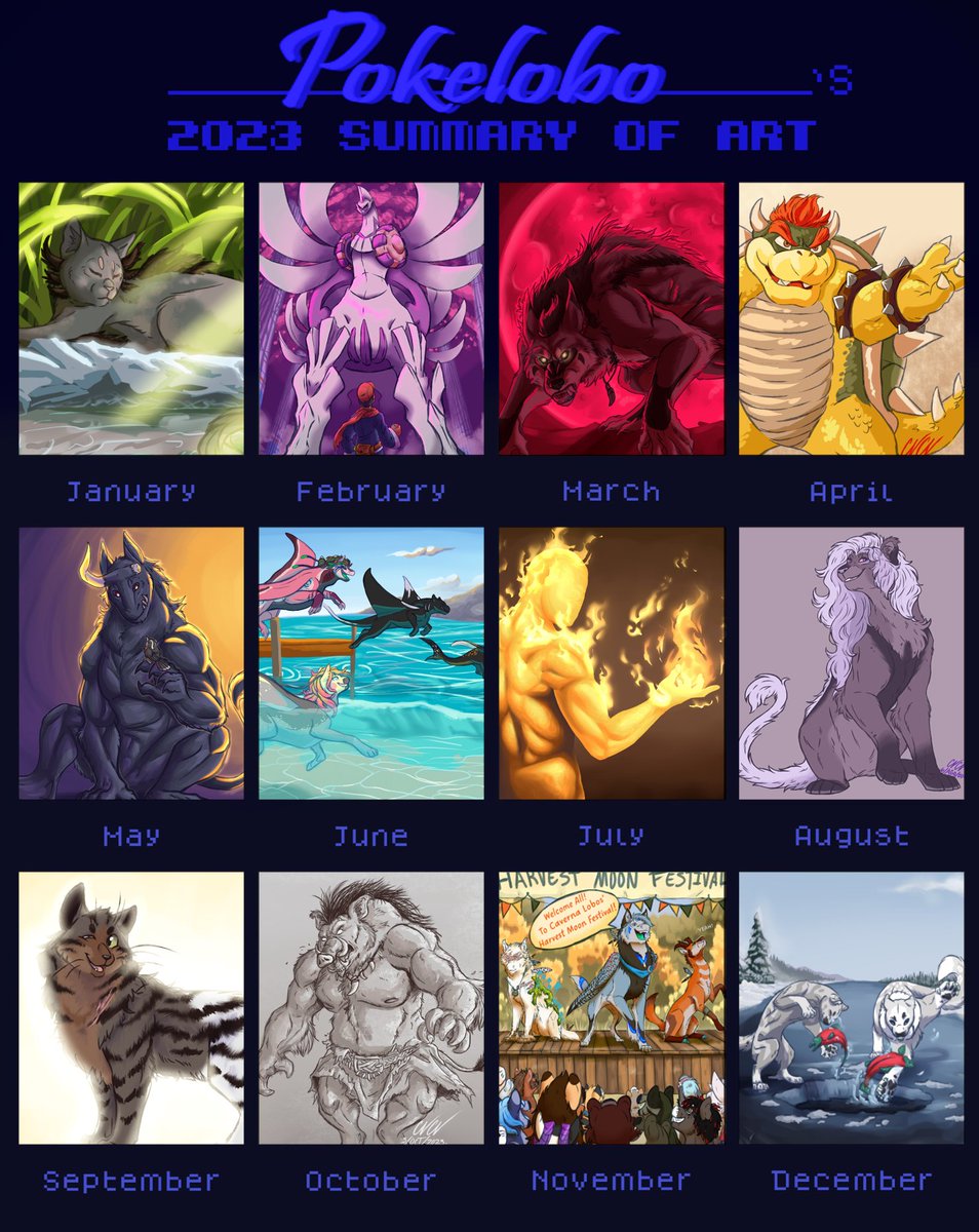 I'm Back! And with my Summary Of Art for 2023! Bit late cuz of family vacation and being sick. But ready to start 2024 with even more art!
#artsummary2023 #NewYear2024 #artchallenge2024