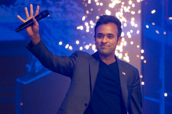 NewsAlgebraIND's tweet photo. BIG NEWS 🚨 US Presidential candidate Vivek Ramaswamy says that his Hindu faith leads him to this journey of becoming the President 🔥🔥

He said "I am a Hindu, I left my faith during teenage years but came back to it much strongly with conviction".

He said that Hindu Americans need to do more to keep the scriptures alive and the faith relevant. He said Hindus should also impart Dharmic religious knowledge to their young.