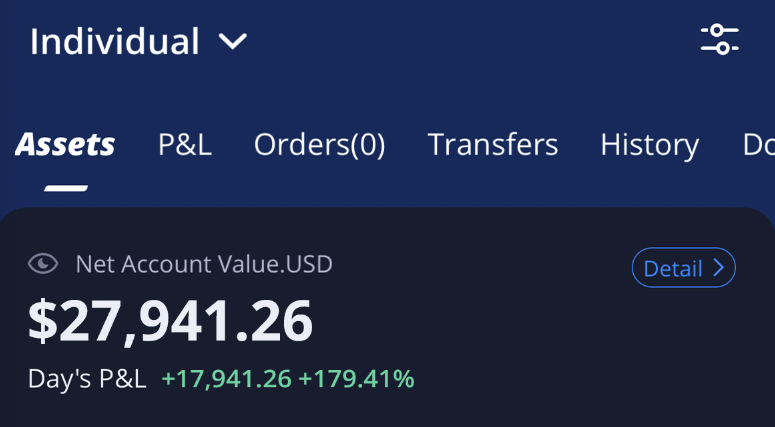 brakus_summer's tweet photo. @EliteOptions2 INSANE! Account up 179% from $nvda. I rolled my last week's profits and went in big with you today. You said we'd be in $nvda when it was ready and we were. Thanks for the confidence and confirmation Brando! ❤️ https://t.co/MkB31eDIBm