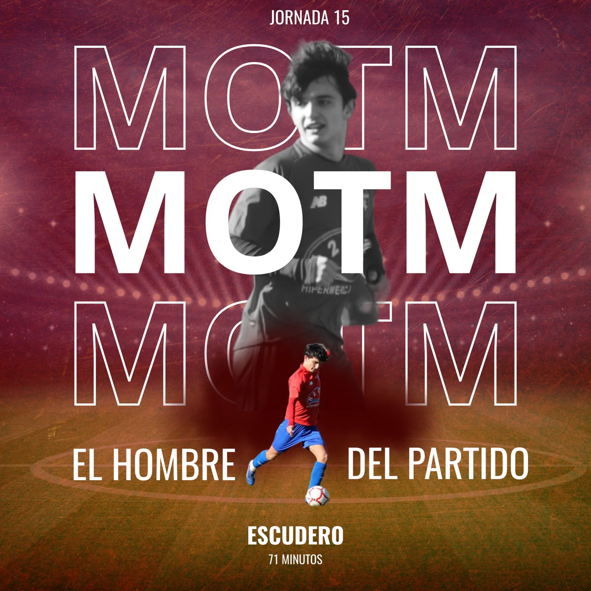 MEJOR DEL PARTIDO | Adrián Escudero fue el jugador más destacado del empate ante CD Móstoles URJC B. El centrocampista ribereño volvió a cuajar un buen partido.

#VamosAranjuez #OrgulloRibereño