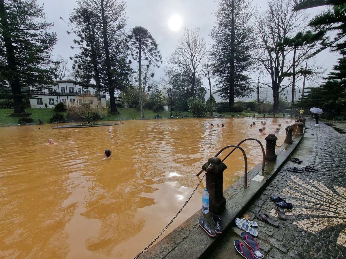 eatdrink75's tweet photo. 🔥 The most popular hot springs in the Azores; Terra Nostra Gardens in the town of Furnes. 

Don't let the murky colour fool you. The hot springs feeding the pool are so rich in minerals that it creates an unusual colour. 

#azores #furnes #hotsprings #Spa #hotspring #Portugal https://t.co/oH9KlVxxOd