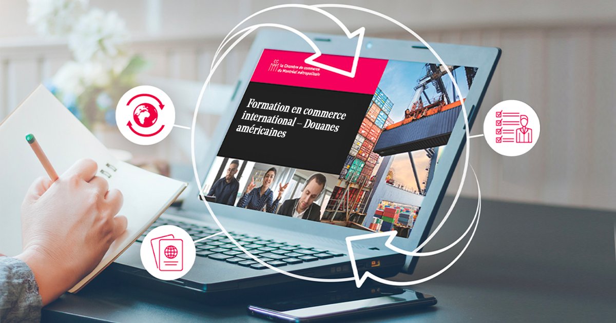 🇺🇸 Les 17 et 18 janvier, obtenez des renseignements essentiels pour réussir le passage de vos #marchandises à la #frontière #américaine. bit.ly/48n68td #acclr #ccmm #douanes #étatsunis #transport #logistique