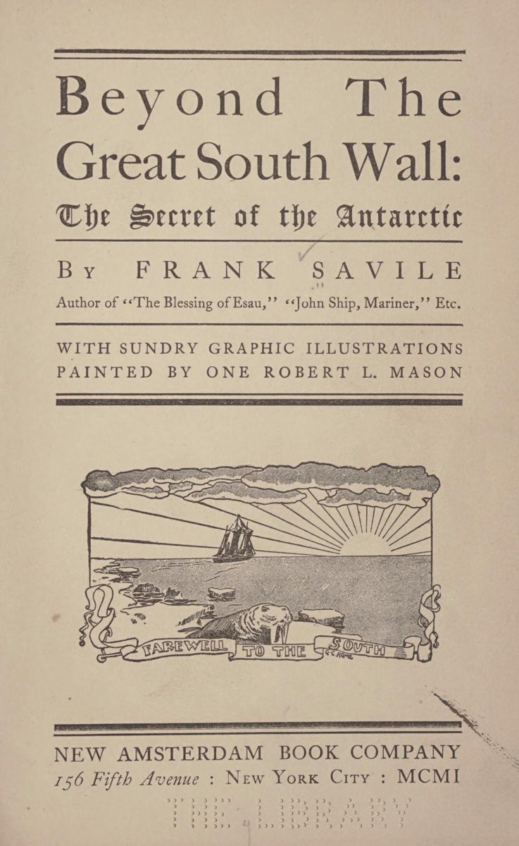 Them : Oh so there is a giant #icewall in #antarctica.

Me : Pretty much...

Published in 1901 by Robert #MASON.

#FlatEarth #TrueEarth #Earth #Nasa #Secret #LibraryOfCongress