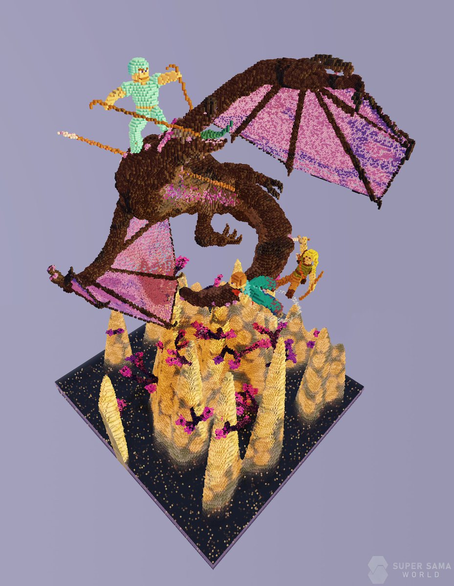 SuperSamaWorld's tweet image. Voici le plot de oswald972 : La bataille finale contre l'Ender dragon (plot réalisé lors d'un concours)

#Minecraft #MinecraftBuilds #minecraftservers #supersamaworld #SSW