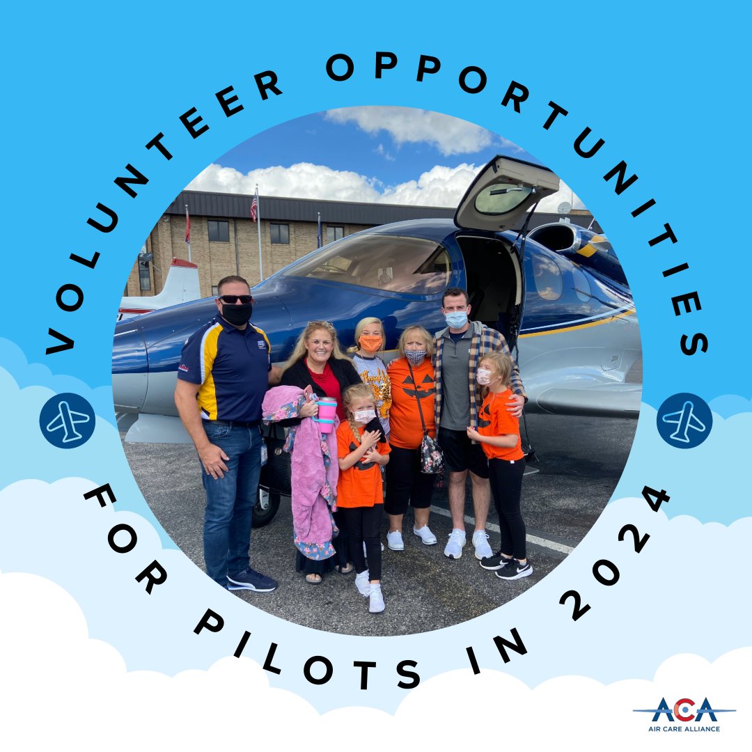 Are you a pilot looking to volunteer in 2024? Sign up now & get connected with qualified public benefit flying organizations to help with medical transportation, animal rescue, disaster response, environmental support, and more. aircarealliance.org/pilot-faqs/