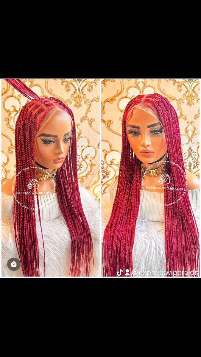 expresswigbraid's tweet image. READY TO SHIP WIG: BURGUNDY KNOTLESS BRAID WIG- AMY
expresswigbraids.com 🛒 
.
#expressbraidwig 
⁣#knotless #knotlessbraids #cornrowknotless #knotlesscornrows #knotlesschicago #burgundybraids #burgundyhair #knotlessbraidsstyles #knotlessbraidsbaltimore #knotlessbraid