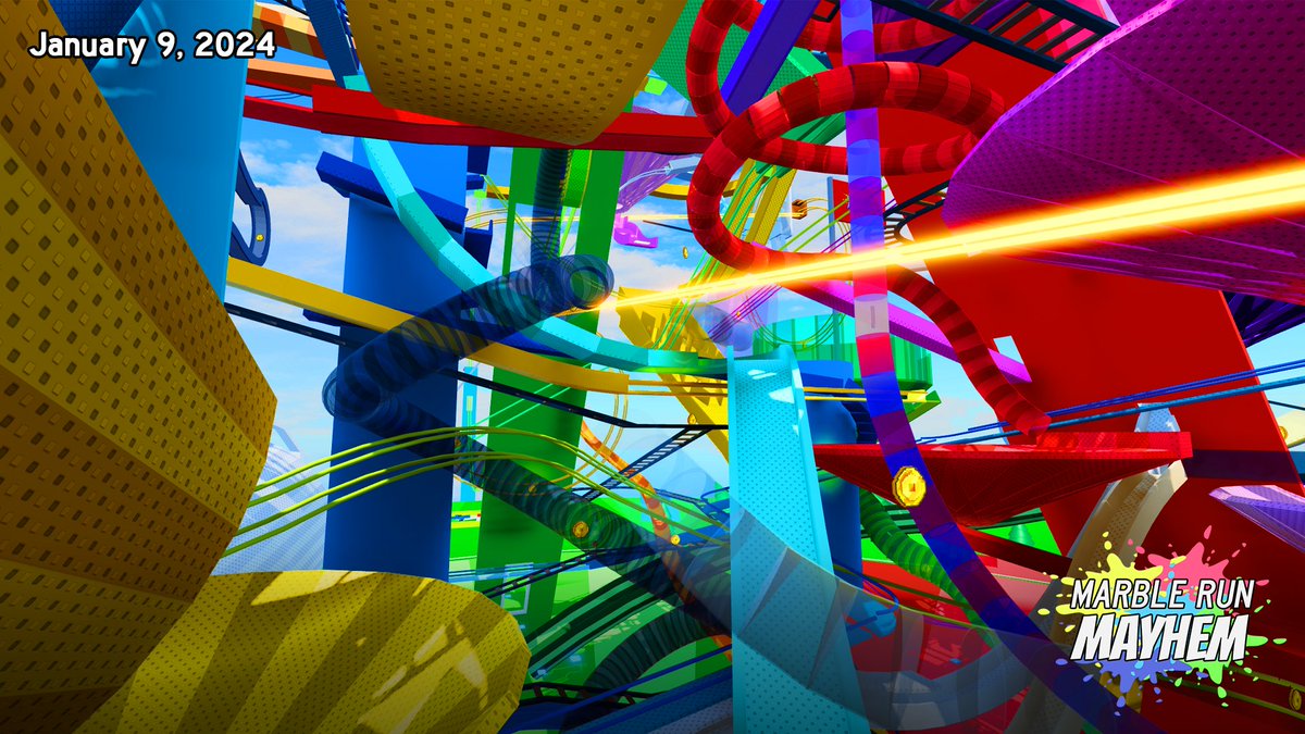 moonbeamers's tweet photo. The next update for Marble Run Mayhem will be arriving tomorrow! 🤯 https://t.co/tU2T7ht1JY