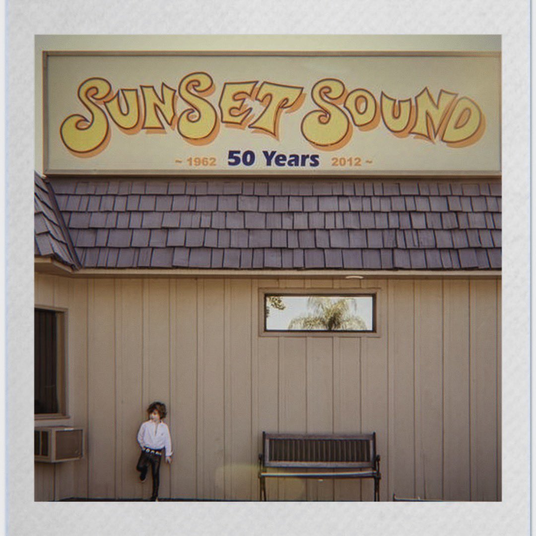 A 5 yr old boy dressed up as Jim Morrison in the 1990s in front of Sunset Sound. Anyone know who it is? #sunsetsound #thedoors #recordingstudio