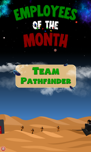 Team Pathfinder enter the
@Channel13Horror
Employees of the Month Competition for Lethal Company.
<a href="/Messy_Kharma/">Messy_Kharma</a> 
<a href="/CheebaTheHutt/">Cheeba</a>
<a href="/Grem_Len/">Gremlen</a>
&amp; I hitting the highest quota we can on a fully vanilla gameplay. be a part of the scares, laughs &amp; victories of Team Pathfinder 8pm EST