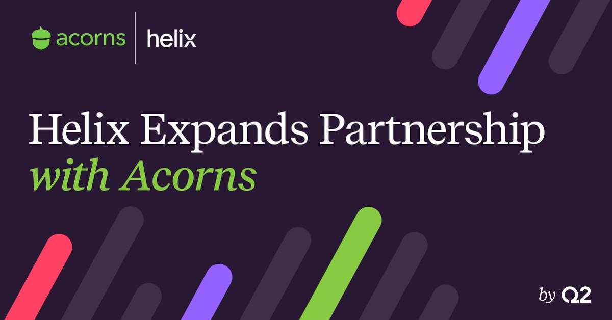Helix has expanded its partnership with <a href="/acorns/">Acorns</a> with the launch of the Mighty Oak Debit Card! Since 2018, we’ve seen the Acorns team create tools that simplify #MoneyManagement, helping everyday consumers save and invest for the long term.

Learn more ➡ bit.ly/47us9F0